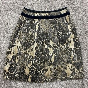 whimsygoth skirt‎ women's m  8-10 Witchy Psychedelic dark y2k Statement pocket